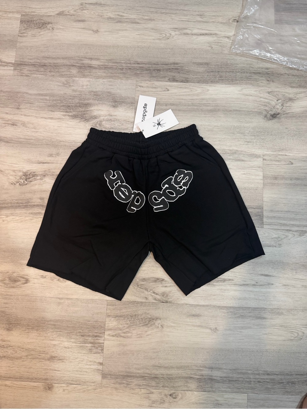 Black SP5DER Shorts